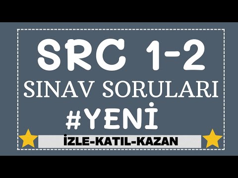 #SRC1 #SRC2 #2021GÜNCEL #EYLÜL2021 #ÖRNEK #SORULAR VE CEVAPLARI -45 (40soru)