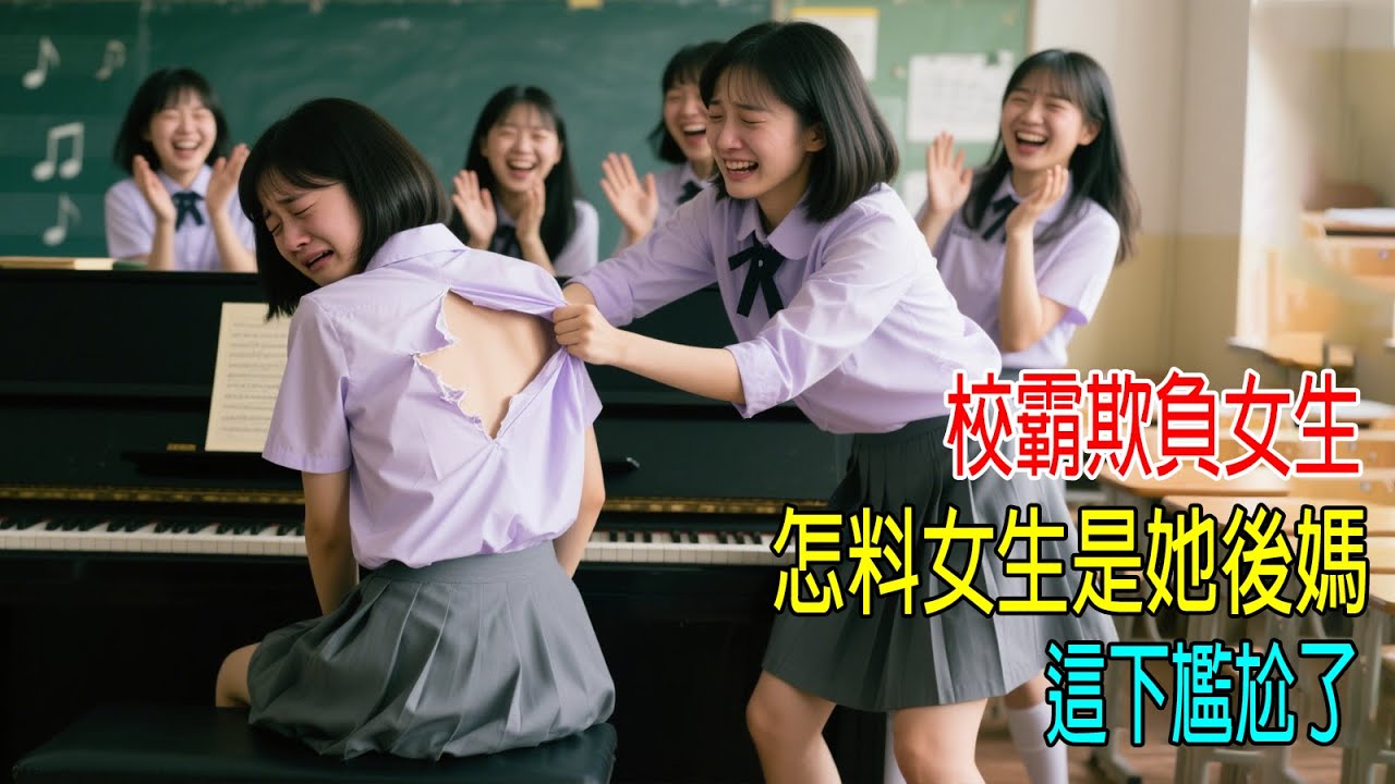 校霸欺負女生，怎料女生是她後媽，這下尷尬了！后媽要復仇