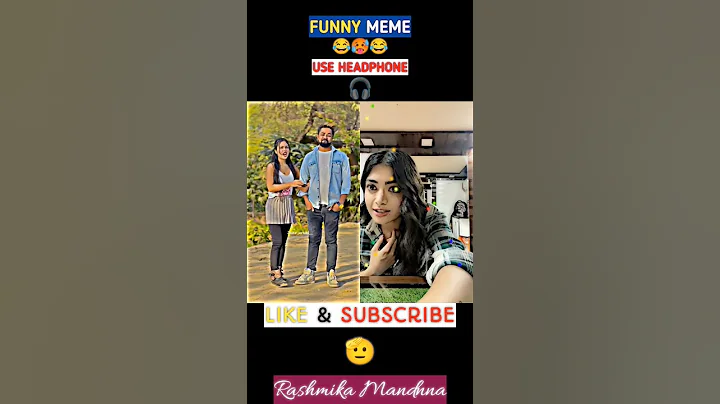 Rashmika Mandnna react's #funk #memes #trending #reaction #youtubeshorts #viral #shorts #funnymeme