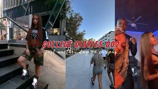COLLEGE DIARIES 002 🎀 | college really just be anything 😭 | campus vlog