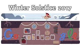 Winter Solstice 2017 - Téli napforduló - Kış Gündönümü 2017 - 冬至  2017 (Google Doodle)