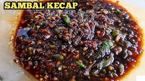 RESEP DAN CARA BUAT SAMBEL KECAP ENAK, PEDAS DAN MUDAH