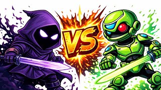 Shadow Ninja vs Cyborg Robot | EPIC BATTLE 🔥 (Crazy Ending)