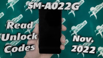 Read Codes for SM-A022G with Octoplus Samsung Software