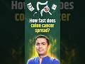 How fast does colon cancer spread?