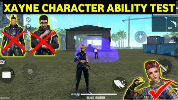 FREE FIRE NEW CHARACTER XAYNE || XAYNE CHARACTER ABILITY TEST Free Fire || UPCOMING NEW CHARACTER FF