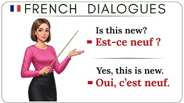 Useful French Conversations (Questions and Answers) between 2 (two) People | Learn French