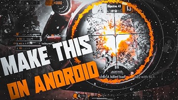 How To Make Thumbnail On Android PSCC Touch | youtube pe thumbnail kaise bnaye | PUBG THUMBNAIL
