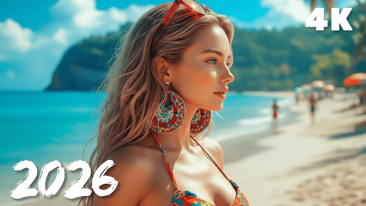Sea Breeze Silence 🌿 Chill Deep House 4K UHD 2026 | Blue Shore Beats
