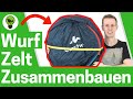 Wurfzelt Zusammenbauen ✅ ULTIMATIVE ANLEITUNG: Wie Quechua 2 Pop Up Zelt Abbauen & Zusammenlegen???