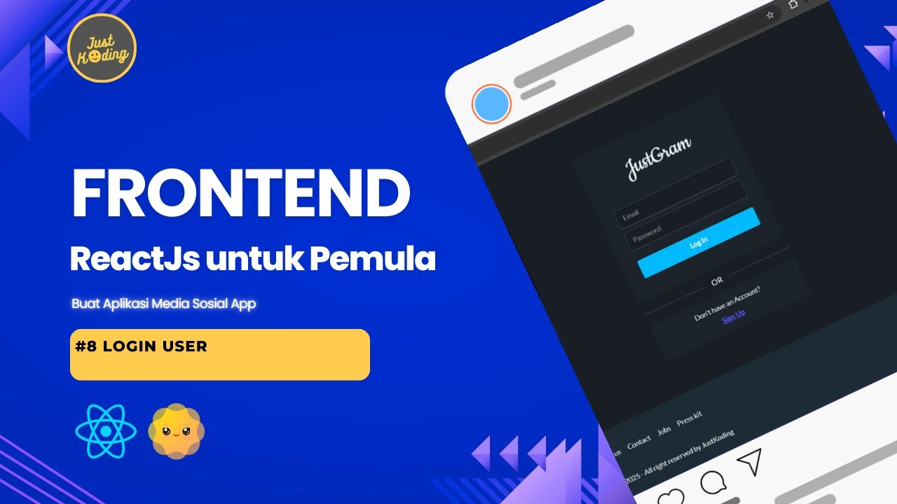 Belajar ReactJS Frontend #8 | Membuat Fitur Login dengan Axios