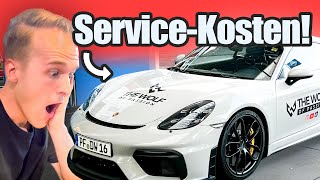 Herzinfarkt!? SERVICE + PORSCHE APPROVED KOSTEN am GT4!