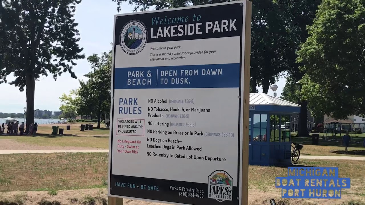 Michigan Boat Rentals - Lakeside Beach in Port Huron - YouTube