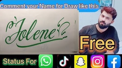 Jolene Name Signature Calligraphy Status Short Video  | #howtodraw #sketching  #jolene