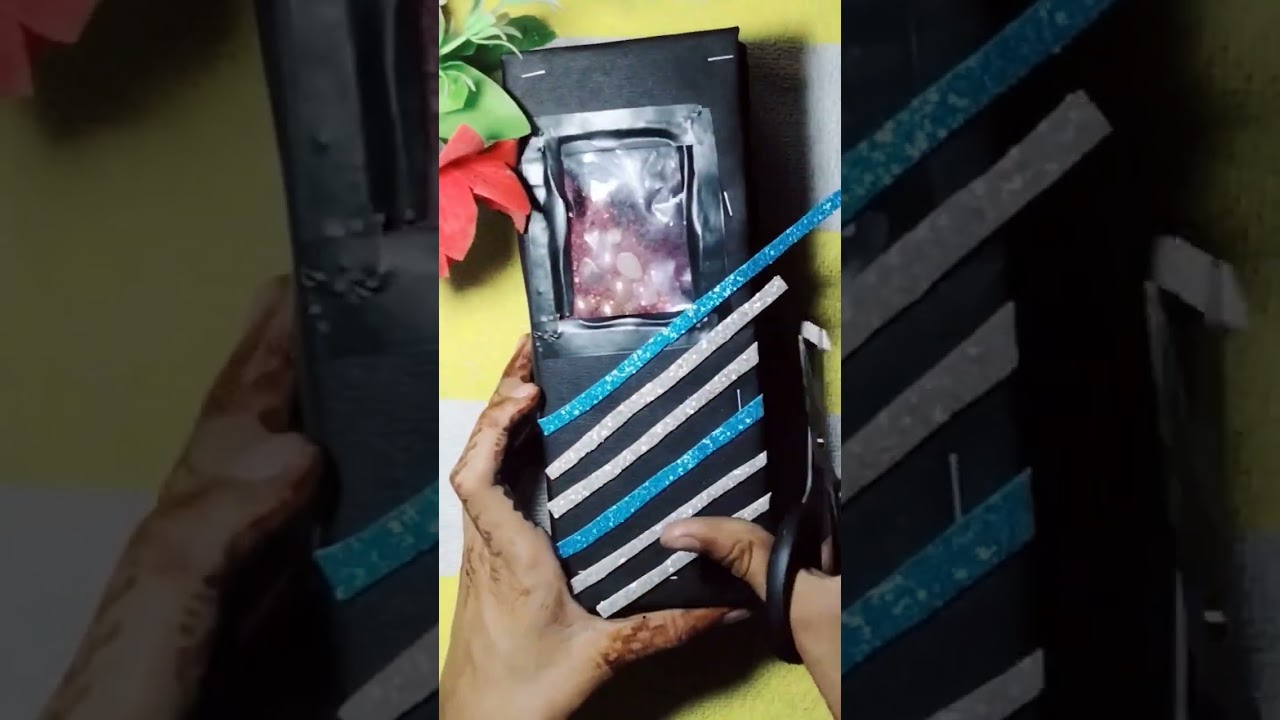 BTS theme pencil box diy craft Twin Tag Ayesha Firoz Tonni art