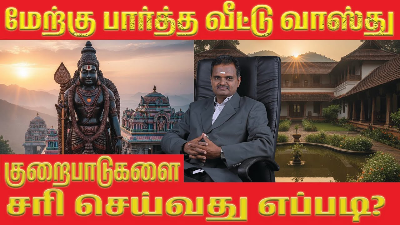 🔴மேற்கு பார்த்த வீட்டின் ரகசிய நன்மைகள் மற்றும் லாபங்கள்|West Facing House Plan as per Vastu |vasthu