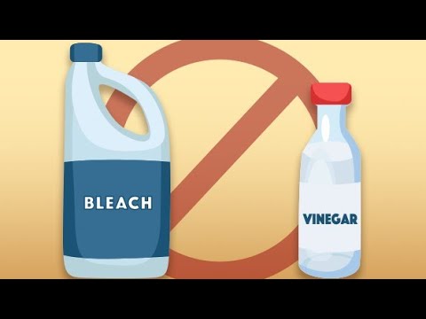 🚫NEVER MIX BLEACH AND VINEGAR TO CLEAN HERE IS WHY- SIMPLE LIFE HACKS 🚫