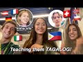 TEACHING OUR EUROPEAN FRIENDS TAGALOG 🇵🇭