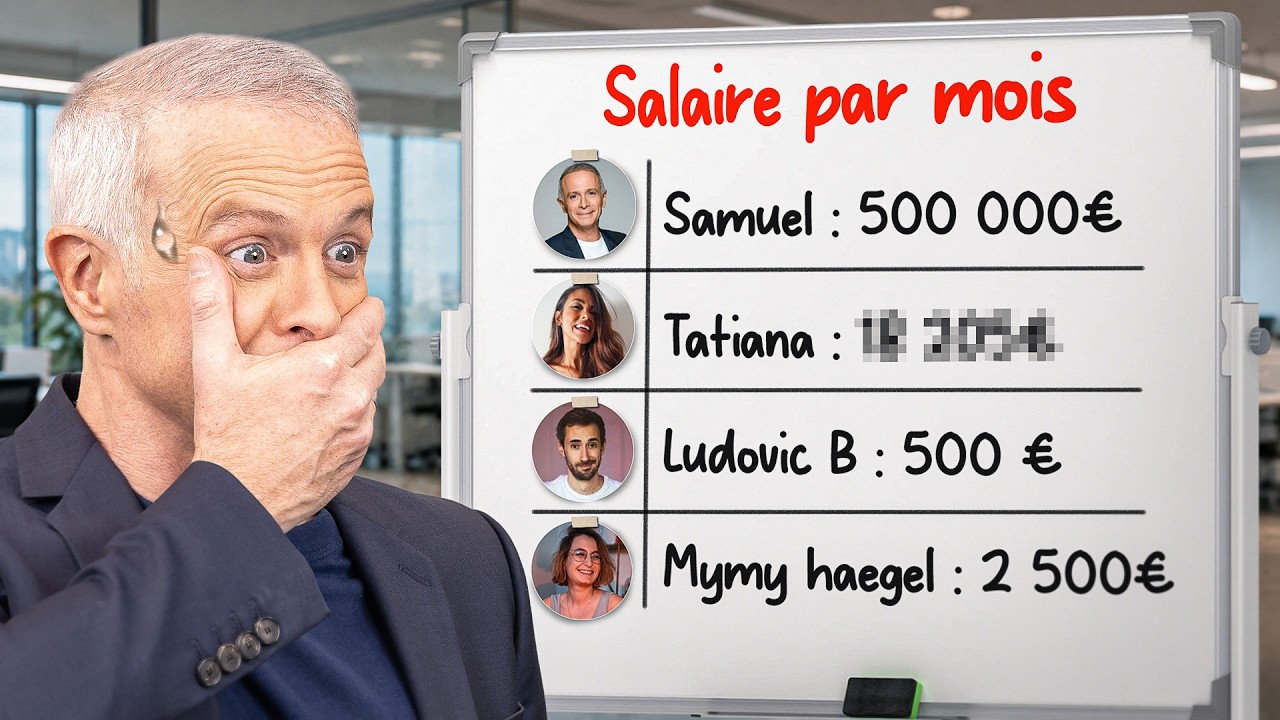 Connaitre le SALAIRE de tous tes collègues ! La transparence des salaires avec Samuel Etienne