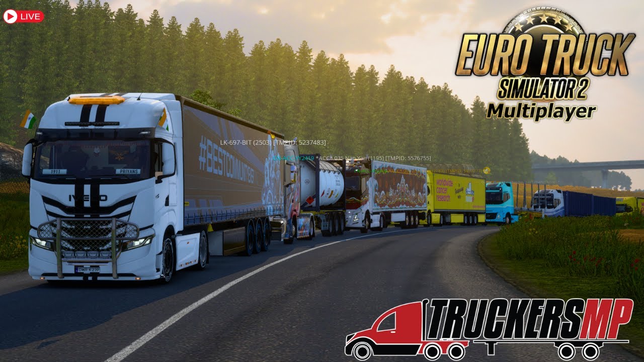🔴 ETS2 Live | Truckers MP Live | Euro Truck Simulator 2 Live | Logitech G29 Gameplay