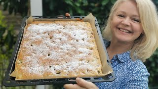 Luftiger Rhabarberkuchen, megalecker und schnell zubereitet! Rezept zum selbermachen mit Rhabarber