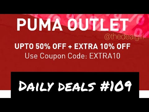 Puma Promo Code, Coupons & Offers Jul 2021 |Daily Deals #109