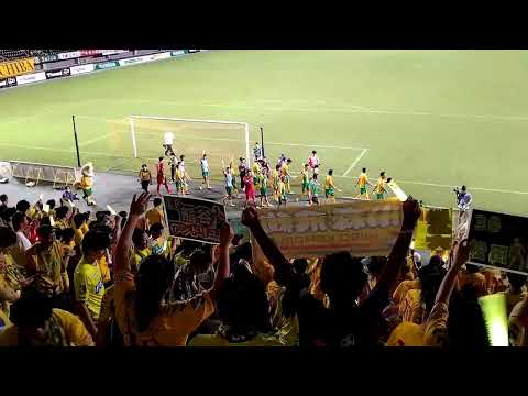 2023明治安田生命J2リーグ第33節 ジェフ千葉 vs ロアッソ熊本 試合終了後ホーム側ゴール裏