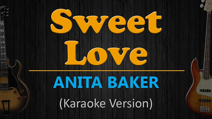 Sweet Love Karaoke version - Karaoke performance video thumbnail