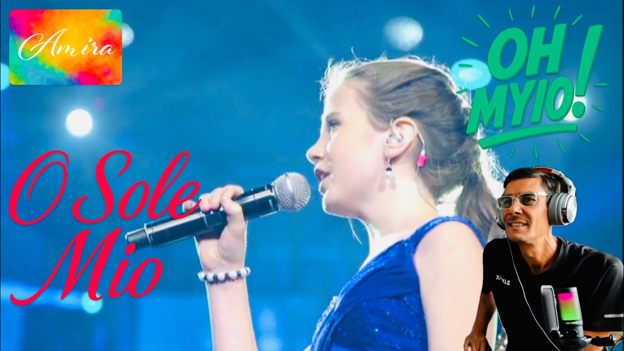 FIRST TIME HEARING AMIRA & PATRIZIO PERFORM O SOLE MIO - LIVE | UK SONG WRITER KEV REACTS