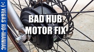 Ancheer Electric Bicycle Hub Motor PROBLEM - FIX AKA Eshion Cyclamatic