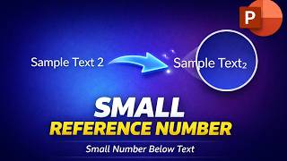 Famous How to Add Small Reference Numbers in PowerPoint Net Worth