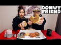 HUGE Donut Friend Vegan Doughnuts MUKBANG | Cheat Day