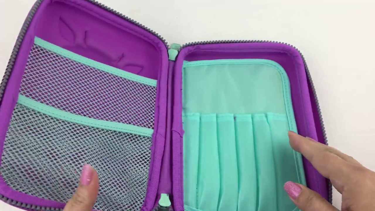 smiggle pencil case 3 layer