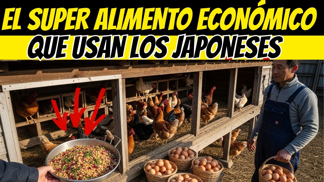 EL SUPER ALIMENTO ECONÓMICO QUE USAN LOS JAPONESES Para Gallinas ...