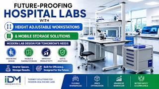 Future Proofing Hospital Labs With Height Adjustable Workstations And Mobile Storage Solutions