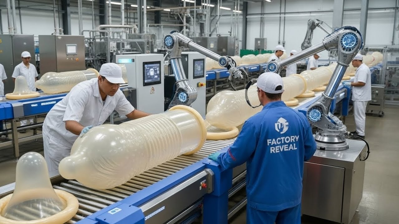 Inside a Modern Condom Factory: From Liquid Latex to Finished Protective Products (Full Process)