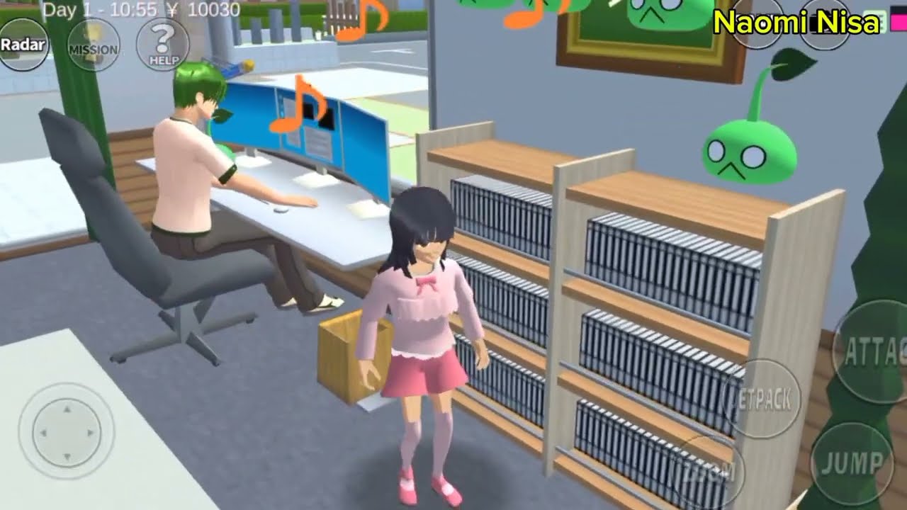 A day in my life seharian nyobain restoran yang ada di castle | sakura school simulator