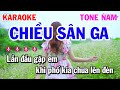 Karaoke Chiều Sân Ga Nhạc Sống Tone Nam Cực Hay Dễ Hát | Karaoke Đồng Sen