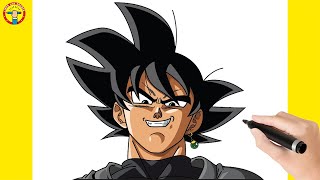 How to Draw Black Goku - Step by Step | Dragon Ball | Easy Drawing Tutorial screenshot 2