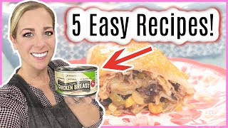 Easy Canned Chicken Recipes Shelf Stable Pantry Meals.