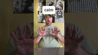 ASL sign for calm / Learn ASL