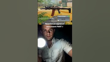 Reaction on signature attachment PART 1 SHORT #codm