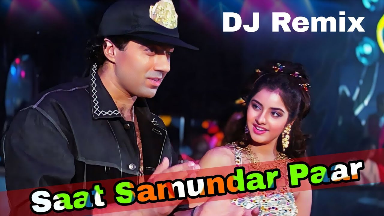  Saat Samundar Paar DJ Remix   Sadhana Sargam  Divya Bharti Superhit Song Sunny Deol Vishwatma