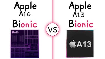 Apple A16 Bionic vs Apple A13 Bionic | What