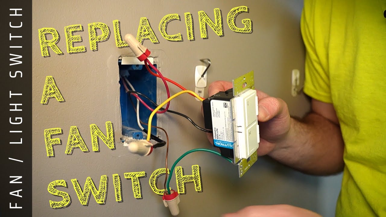 Replacing a Combination Fan and Light Switch (Step-by-Step)