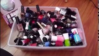 NAIL POLISH COLLECTION / DECLUTTERING! Part 1/4