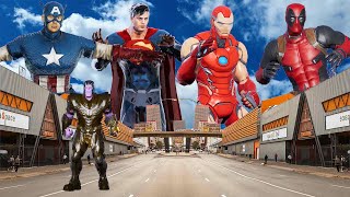Giant Superheros Dance | SD FRAMES
