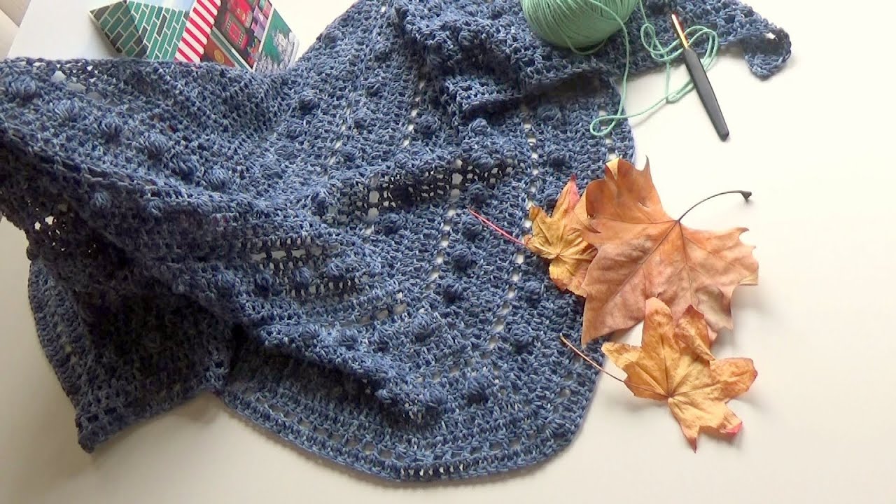 Como tejer un chal fácil a ganchillo /