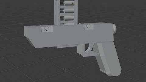 Blender Speed ​​Modeling: Futuristic weapon