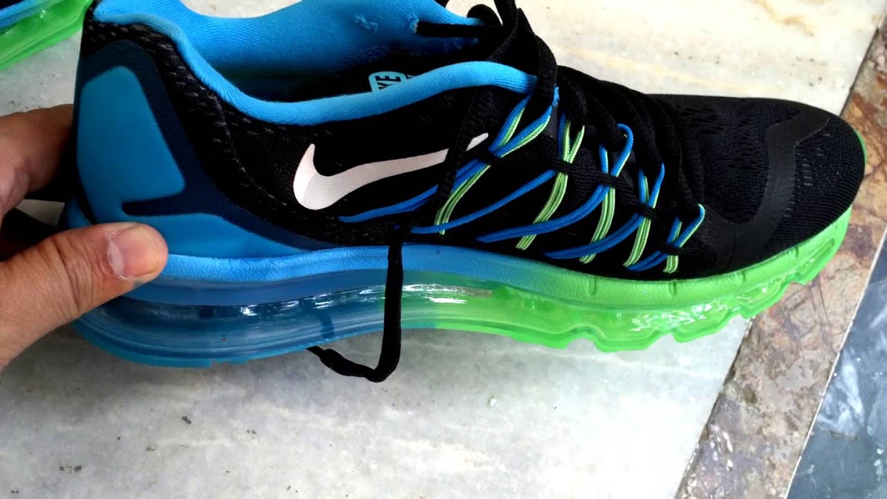 blue green nikes